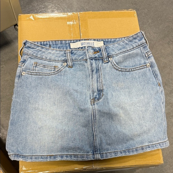Brandy Melville Dresses & Skirts - Brandy Melville Light Blue Denim Skirt